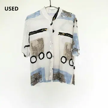 [ USED ] 디자인 패턴 셔츠 [ vintage ]