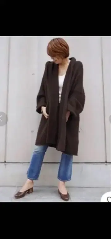 deuxiemeclasse 벽돌색 가운 코트