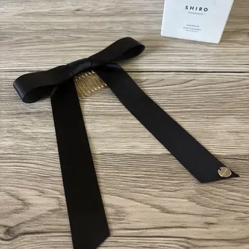 미사용 새상품 Chapeau d' O 새틴 콤 리본
