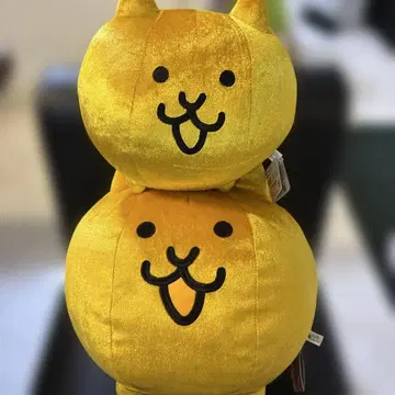 왼쪽 아래! 냥코 대전쟁 초 BIG 봉제 인형 (금 고양이) 세트