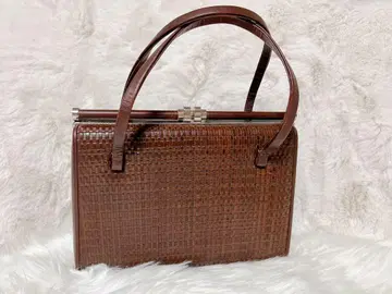 오쿠마 가방점 일본 의류 뜨개질 레트로 핸드백