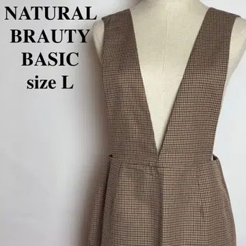 NATURAL BEAUTY BASIC 올인원 점프수트 체크 79