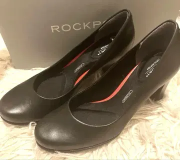 락포트 ROCKPORT 블랙 펌프스 포멀 신발 블랙 거의 새상품 24cm