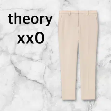 theory 팬츠 베이지 크롭 팬츠 띠어리 오피스