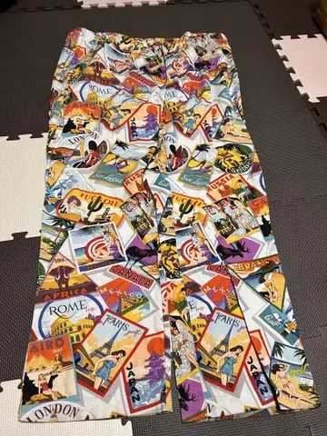 loudmouth 치노 팬츠 올 패턴 3xl 구제 의류 골프 팬츠