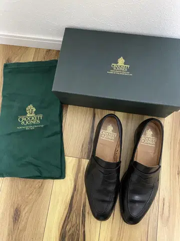 CROCKETT & JONES SYDNEY 블랙 로퍼 6.5 E