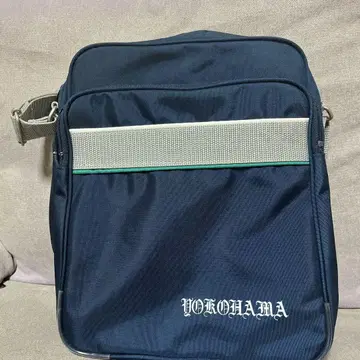 YOKOHAMA 네이비 숄더백