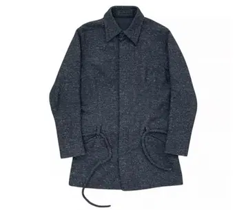 MASAKI MATSUSHIMA tweed fly front jacket