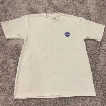 THE NORTH FACE 화이트 T셔츠 파랑 globe