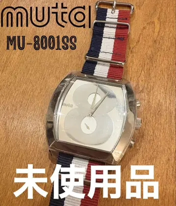 미사용품! muta 무타 8 토노형 스몰 세컨드 손목시계