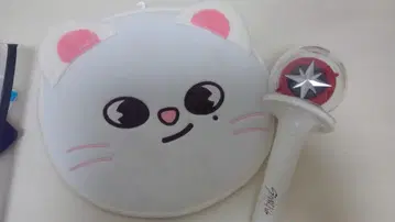 스키즈 현진 부채 커버 응원봉 세트