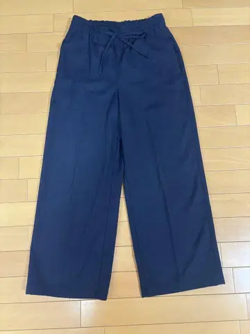 theory luxe 네이비 와이드 팬츠 038