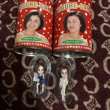후지와라 노리카 피규어 캔 2캔 세트 캐릭터 키링