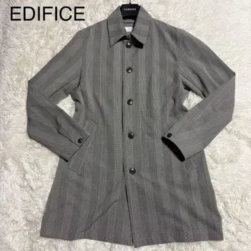 EDIFICE 417 에디피스 체스터 코트 체크 무늬