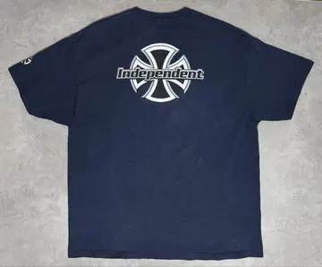 레어 2XL 인디펜던트 T셔츠 인디펜던트 네이비