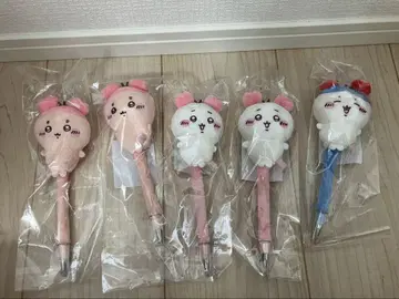 치이카와 (먼작귀) 복슬복슬 마스코트 볼펜 5개 세트