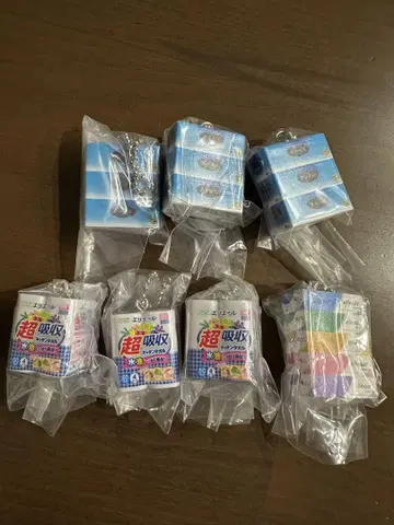 가챠가챠 묶음 판매 7세트 페이퍼