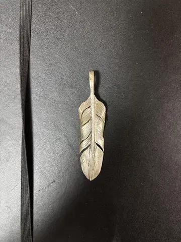 페더 디자인 펜던트 약 6.5cm