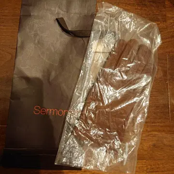 Sermoneta 스웨이드 장갑 브라운 이탈리아제