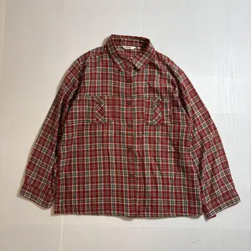 LAPENSEE 체크 긴팔 셔츠 빈티지 아메카지