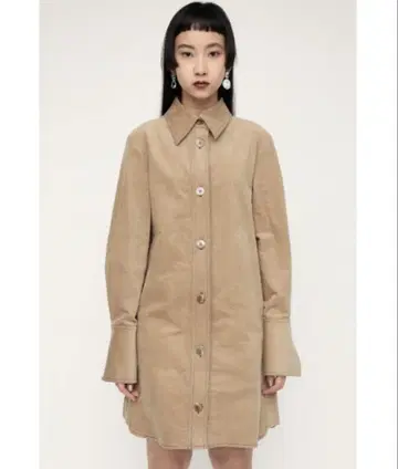 SLY BIG CUFF A LINE SH OPIA 라인 셔츠 원피스