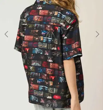 기묘한 이야기 그라니프 오픈 카라 셔츠