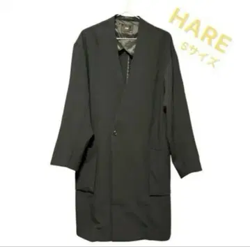 [ 하레/HARE ] 남성용 노카라 코트 S 사이즈