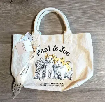 폴앤조 캔버스 미니 토트 쓰리캣츠