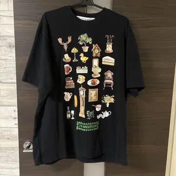 JW ANDERSON SS25 미니어처 프린트 T셔츠