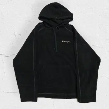 Champion 챔피온 플리스 후드티 풀오버 후디 블랙