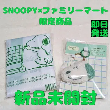 SNOOPY 레지봉투풍 에코백 & 마스코트 참