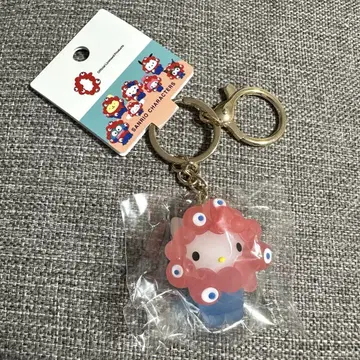 산리오 미야쿠미야쿠 콜라보 클리어 키링 키티