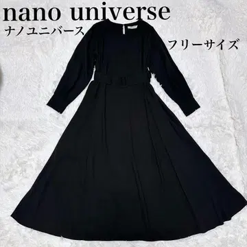 nano universe 나노 유니버스 롱 원피스 프리 사이즈 블랙