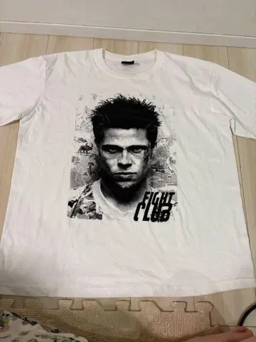 영화 파이트 클럽 브래드 피트 반팔 T셔츠 XL 사이즈