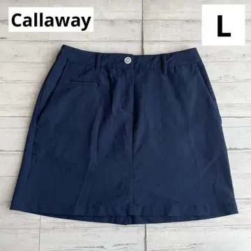 캘러웨이 골프 여성용 스커트 L 네이비 심플 무지
