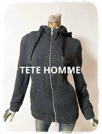 T17311 TETE HOMME 오니 와플 후드티 L