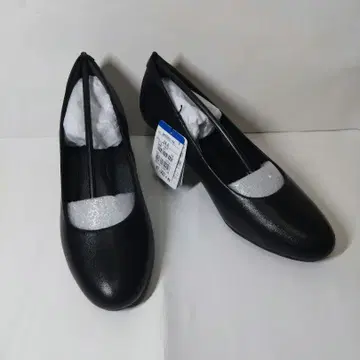 아오야마 양복 IMGN 천연 가죽 블랙 펌프스 24cm 미사용 새상품