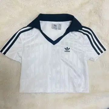 adidas 크롭T셔츠 XS 화이트