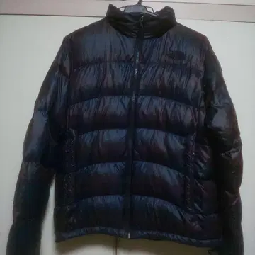 THE NORTH FACE 다운 자켓 블랙 퍼플 계열