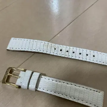 카미유 포르네 시계 벨트 리자드 화이트 14mm/12mm