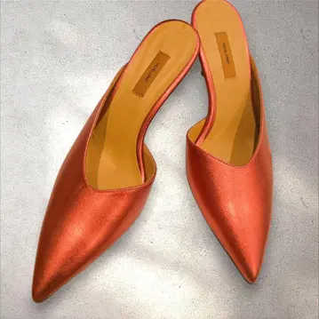 새상품급 레이첼 코미 핑힐 뮬 37 힐 7cm