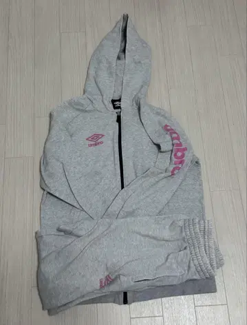 umbro 그레이 풀 지퍼 후디
