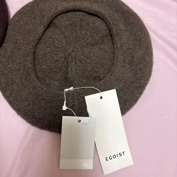 EGOIST 브라운 베레모 울