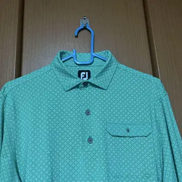 풋조이 골프 긴팔 피케 셔츠 2XL 그린 컬러
