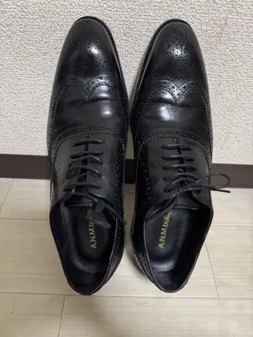 컨디션 최상 비즈니스 슈즈 남성용 신사 신발 26.0cm 천연 가죽