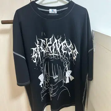 VOLCAN & APHRODITE 아트 프린트 T셔츠 블랙