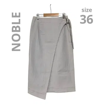 NOBLE 노블 타이트 스커트 랩스커트 무릎 아래 기장 반품 기장 S