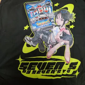 SEVEN'S TV 슬로우헤라 Tee (블랙) XL 사이즈