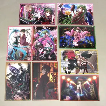 센본자쿠라 하츠네 미쿠 카이토 카가미네 린 렌 엽서 세트