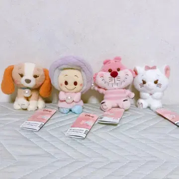 디즈니 캐릭터 밀키 보아 펄 마스코트 전종 세트